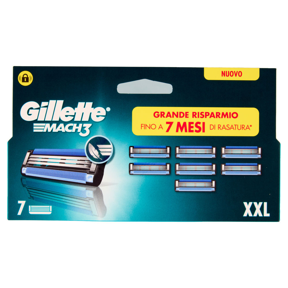 LAME DI RICAMBIO GILLETTE MACH 3 PZ.7 - 2
