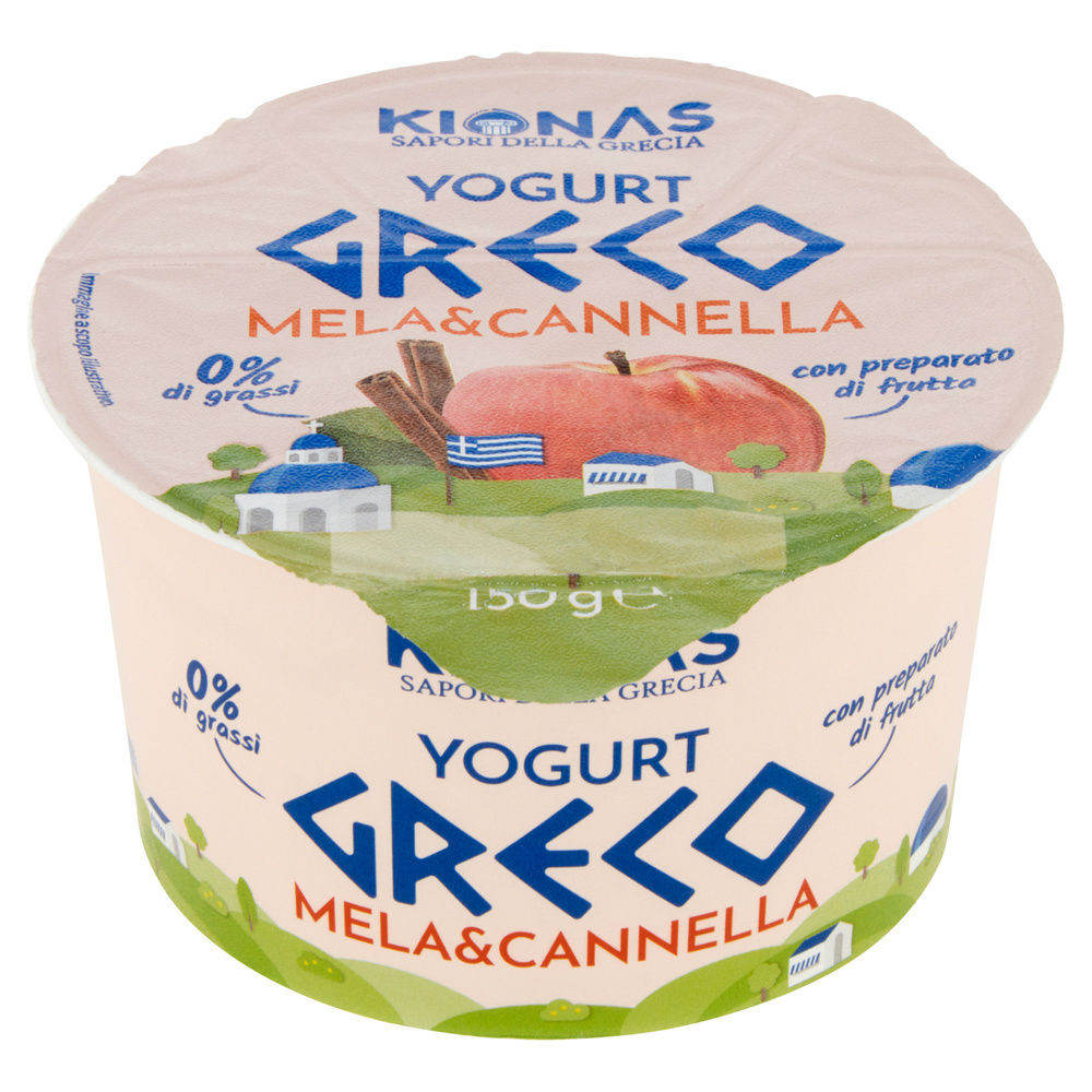 YOGURT GRECO 0% MELA CANNELLA SPLIT CUP KIONAS G 150 - 3