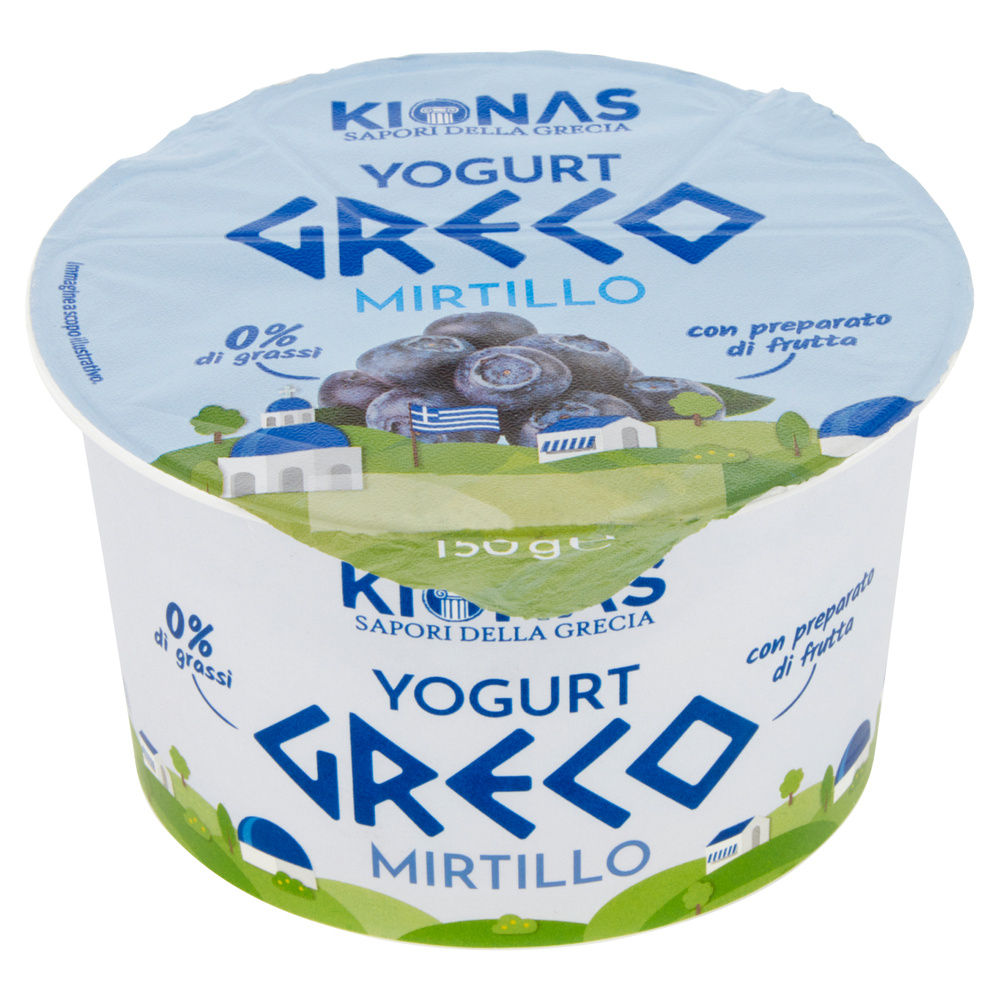 YOGURT GRECO 0% MIRTILLO SPLIT CUP KIONAS G 150 - 3