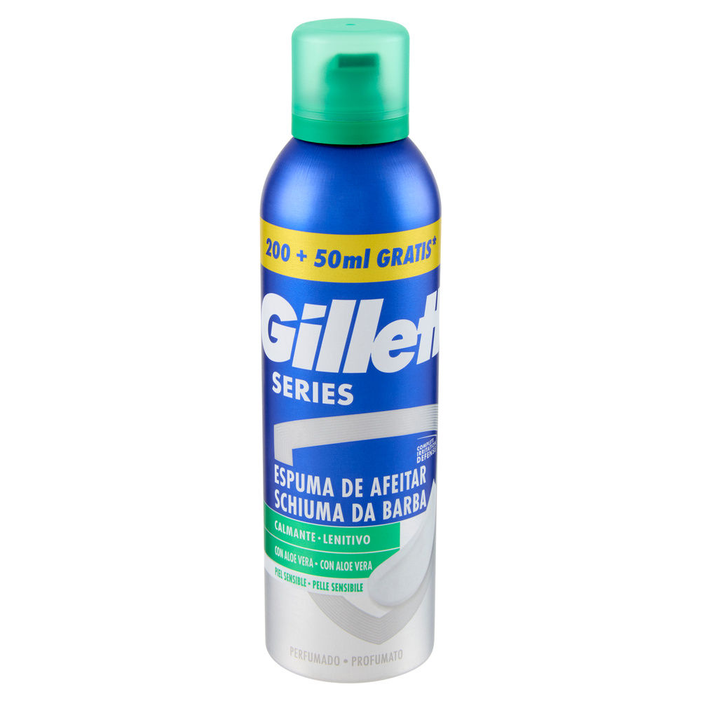SCHIUMA DA BARBA GILLETTE SERIES PELLI SENSIBILI ML 200+50GRATIS - 2