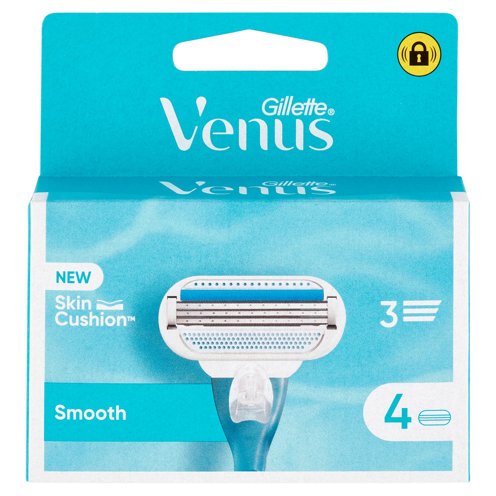 LAME GILLETTE VENUS SMOOTH 3 LAME PZ. 4 - 7