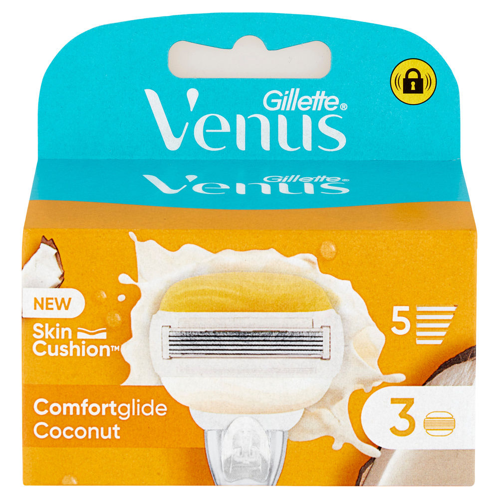 LAME GILLETTE VENUS COMFORTGLIDE COCONUT SKIN CUSHION 5 LAME PZ. 3 - 4