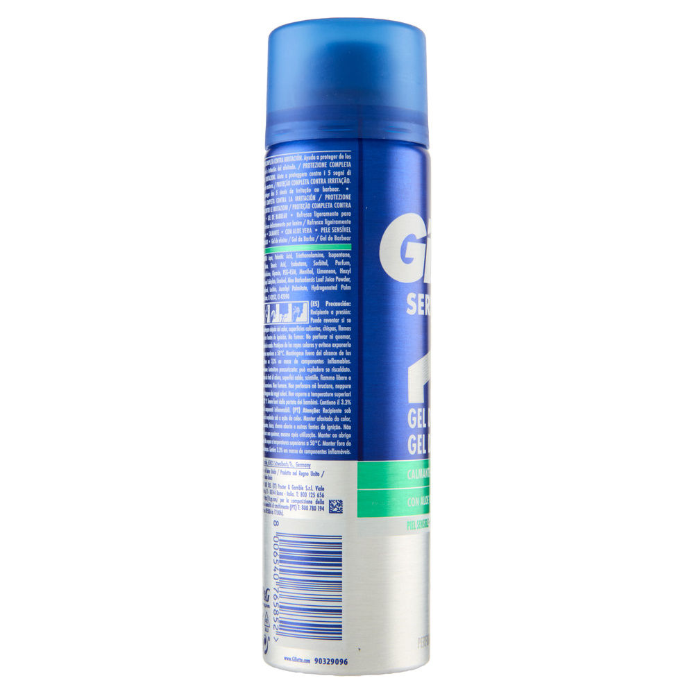 GEL BARBA GILLETTE SERIES PELLI SENSIBILI ML 200 - 5