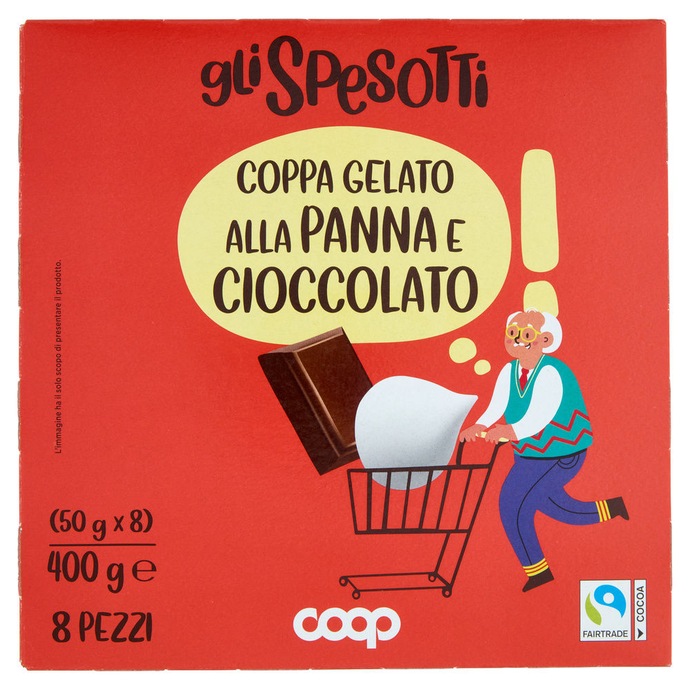 COPPA GELATO PANNA E CIOCCOLATO GLI SPESOTTI COOP G50 X8PZ G 400 - 4