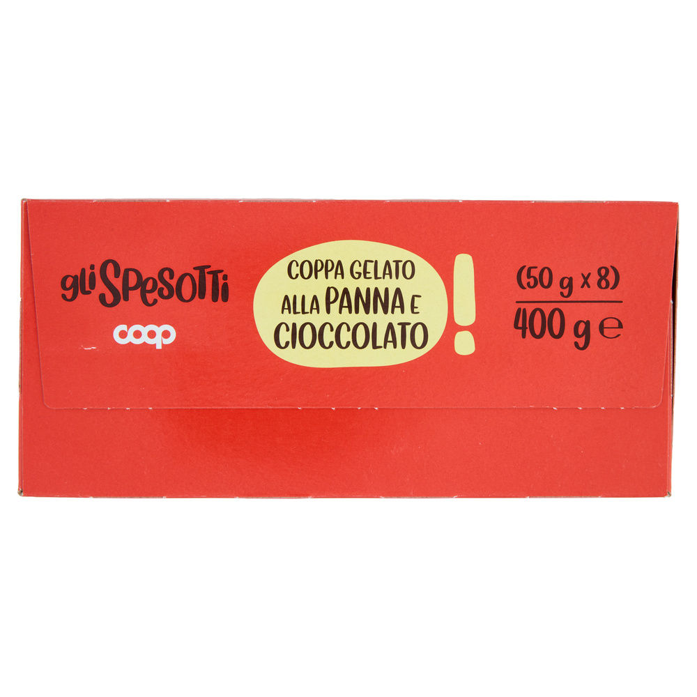 COPPA GELATO PANNA E CIOCCOLATO GLI SPESOTTI COOP G50 X8PZ G 400 - 8