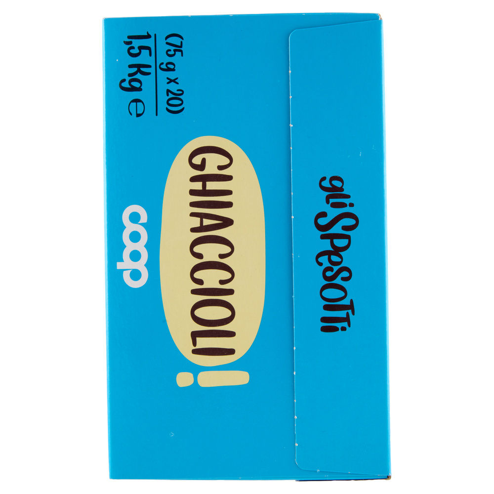 GHIACCIOLI GLI SPESOTTI COOP PZ20XG75 KG 1,5 - 9