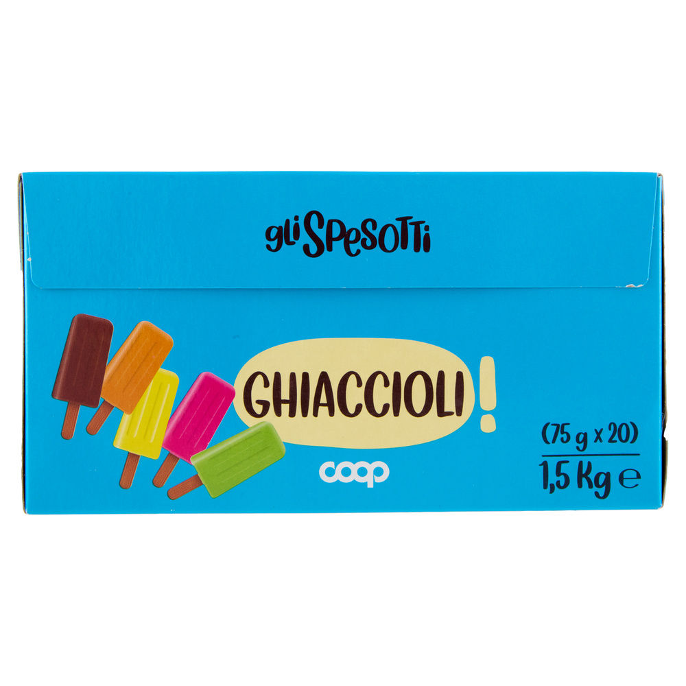 GHIACCIOLI GLI SPESOTTI COOP PZ20XG75 KG 1,5 - 6