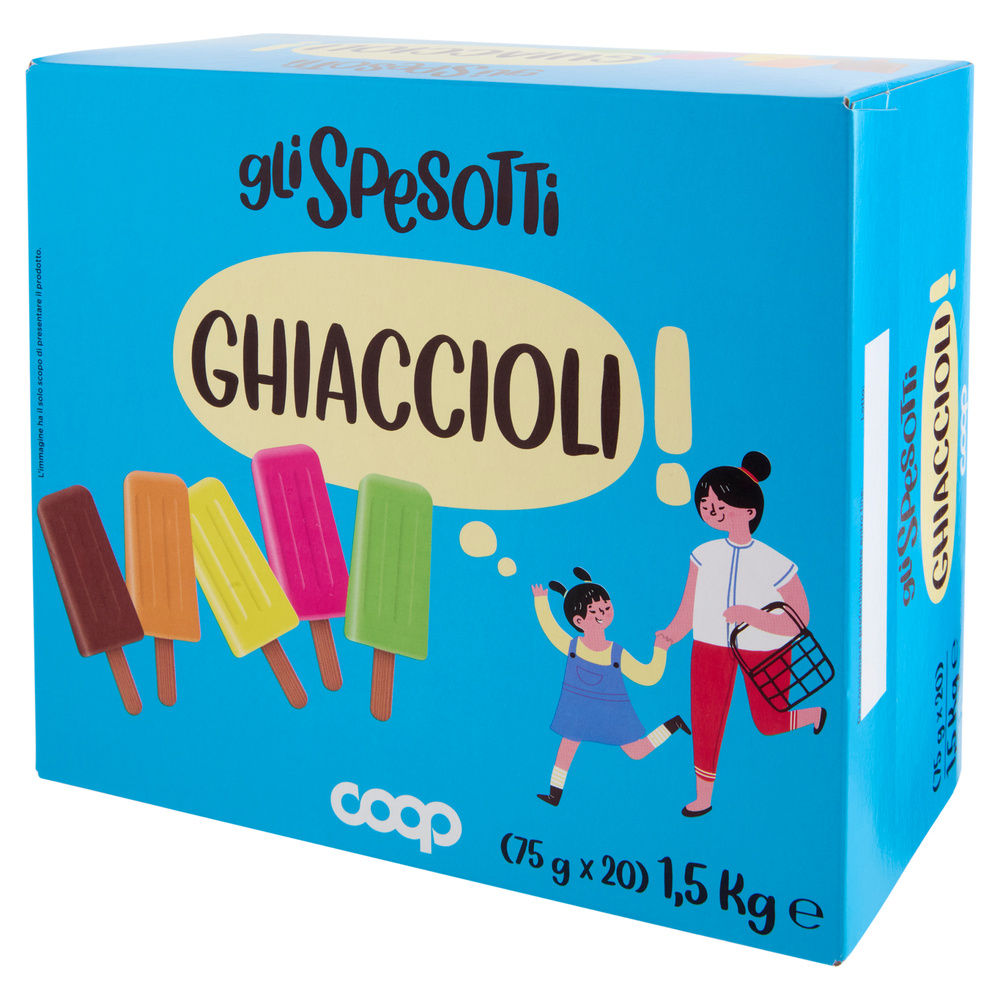 GHIACCIOLI GLI SPESOTTI COOP PZ20XG75 KG 1,5 - 5