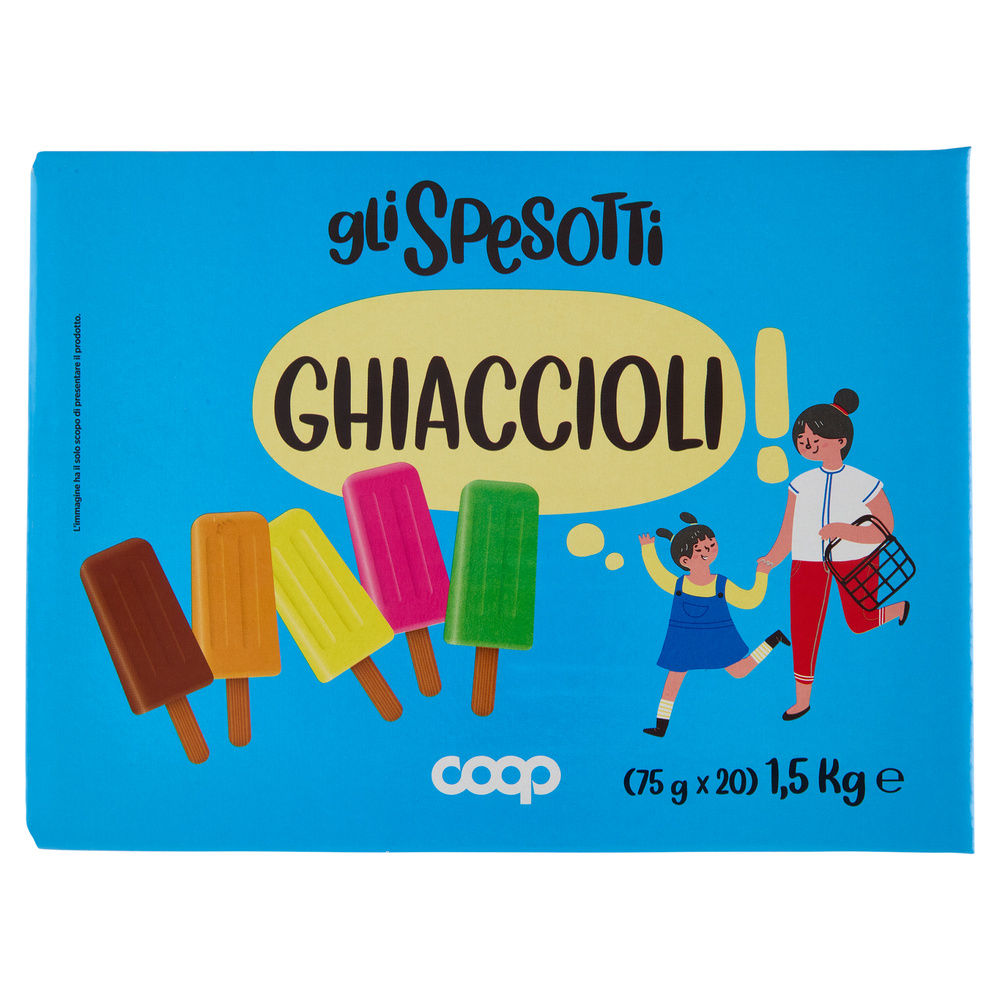 GHIACCIOLI GLI SPESOTTI COOP PZ20XG75 KG 1,5 - 0