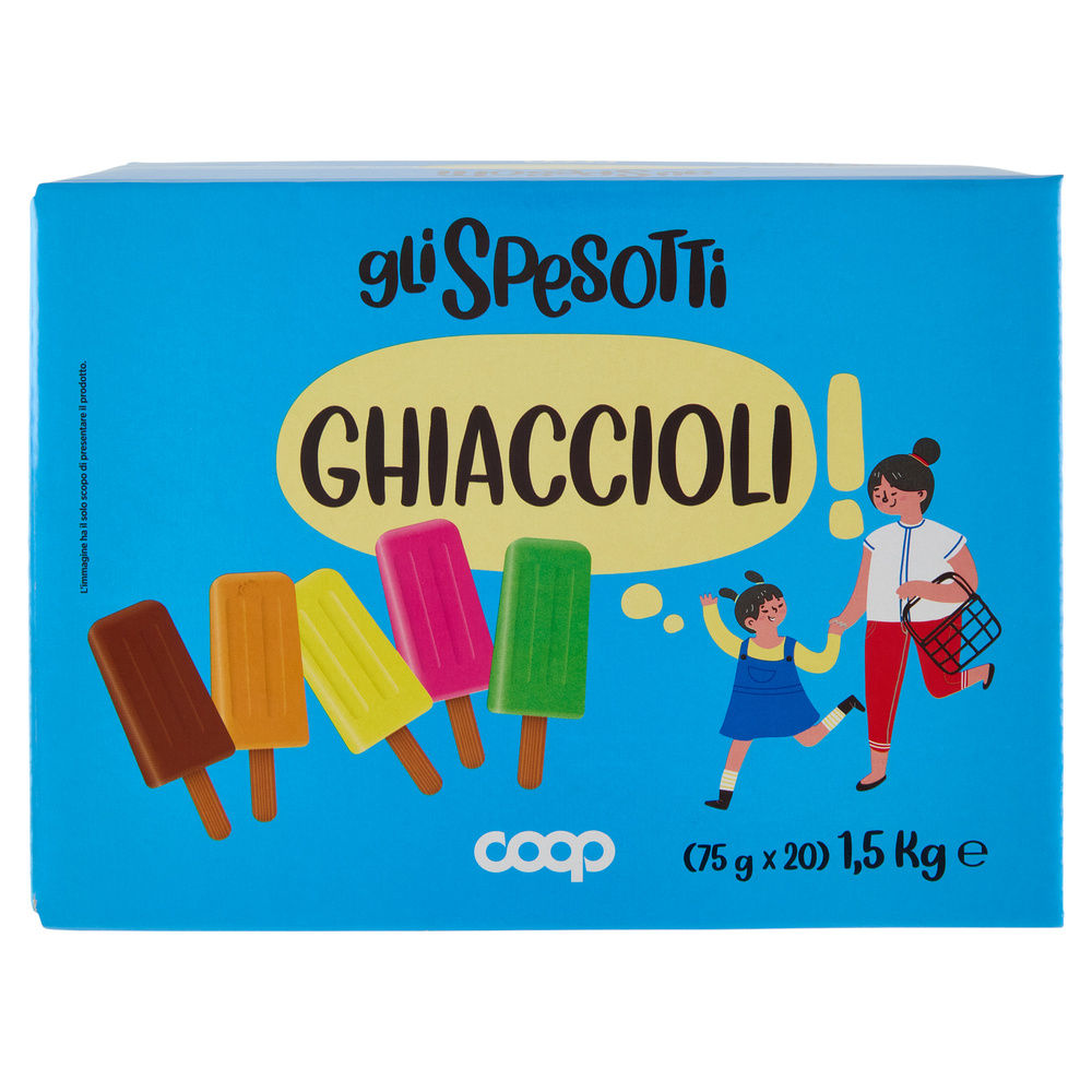 GHIACCIOLI GLI SPESOTTI COOP PZ20XG75 KG 1,5 - 10