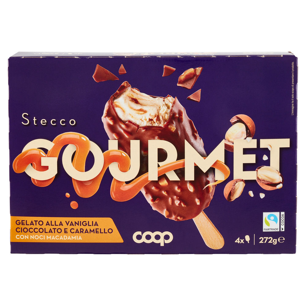 STECCO GOURMET CARAMELLO SALATO E NOCI MACADAMIA COOP G68X4PZ G 272 - 7
