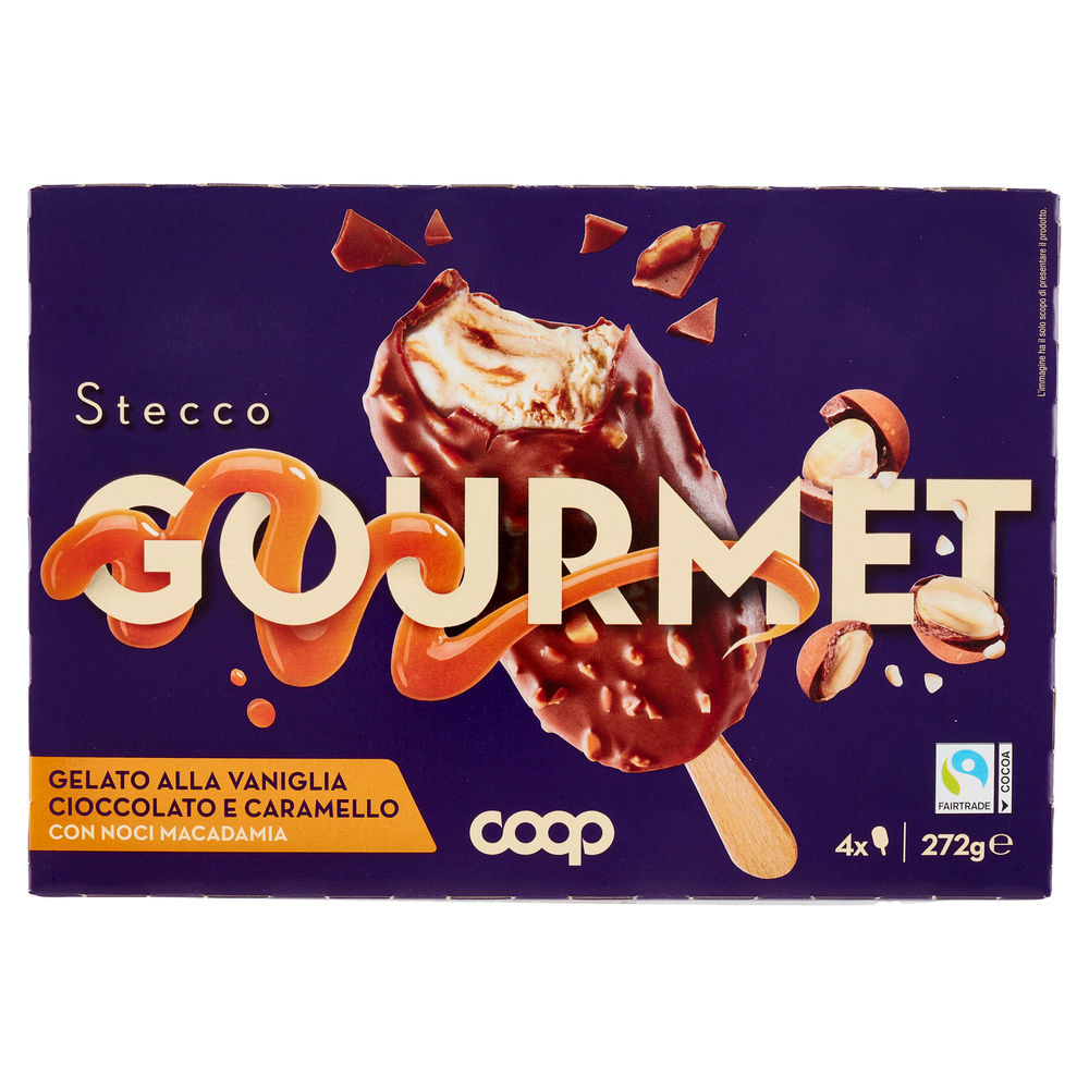 STECCO GOURMET CARAMELLO SALATO E NOCI MACADAMIA COOP G68X4PZ G 272 - 3