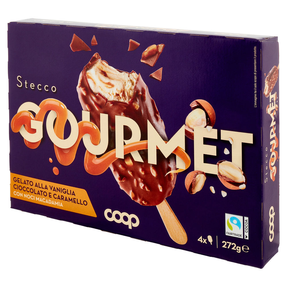 STECCO GOURMET CARAMELLO SALATO E NOCI MACADAMIA COOP G68X4PZ G 272 - 8