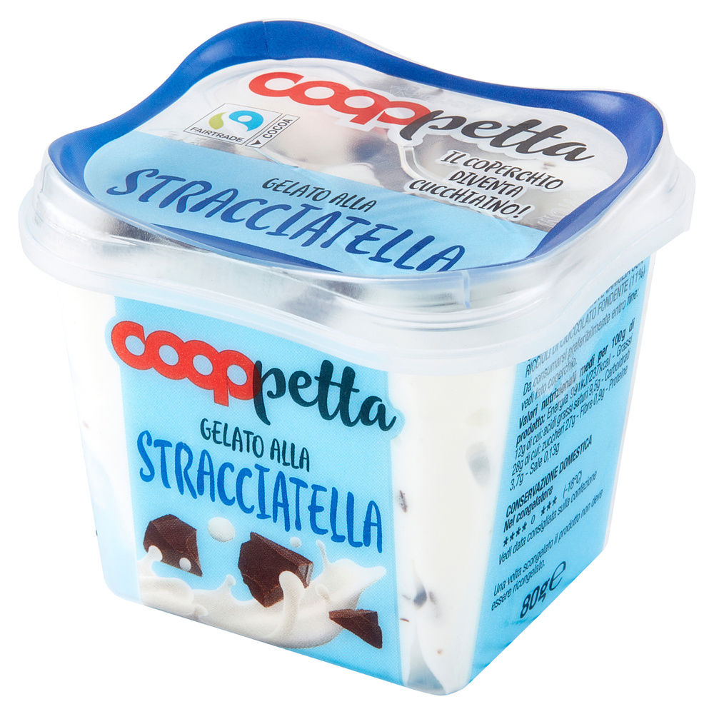 COOPPETTA GELATO ALLA STRACCIATELLA COOP G 80 - 3
