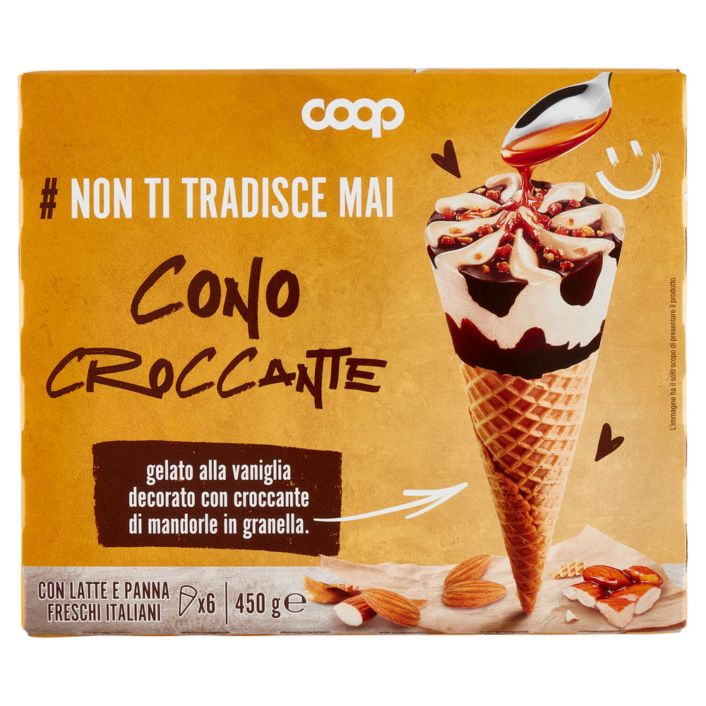 CONO CROCCANTE COOP G75X 6 PZ G 450 - 0