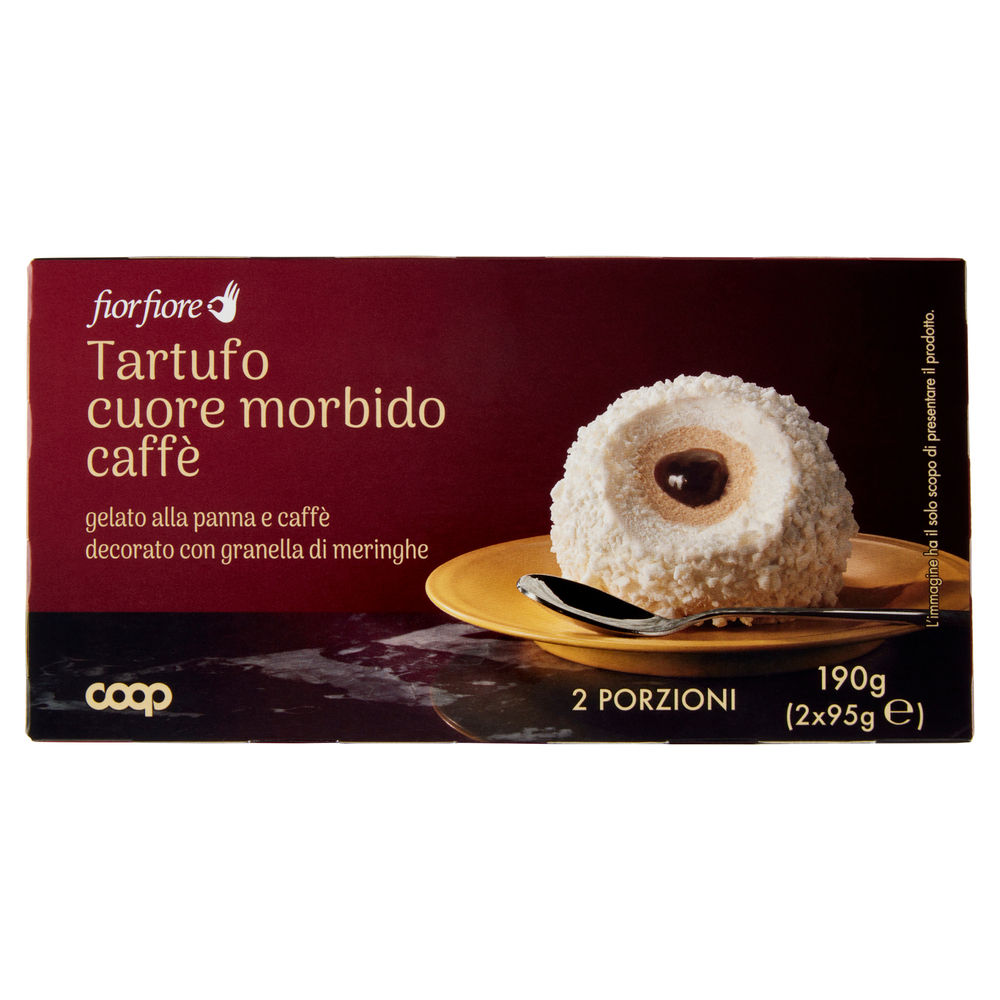 TARTUFO CUORE MORBIDO CAFFE' FIOR FIORE COOP 2X95G G 190 - 0