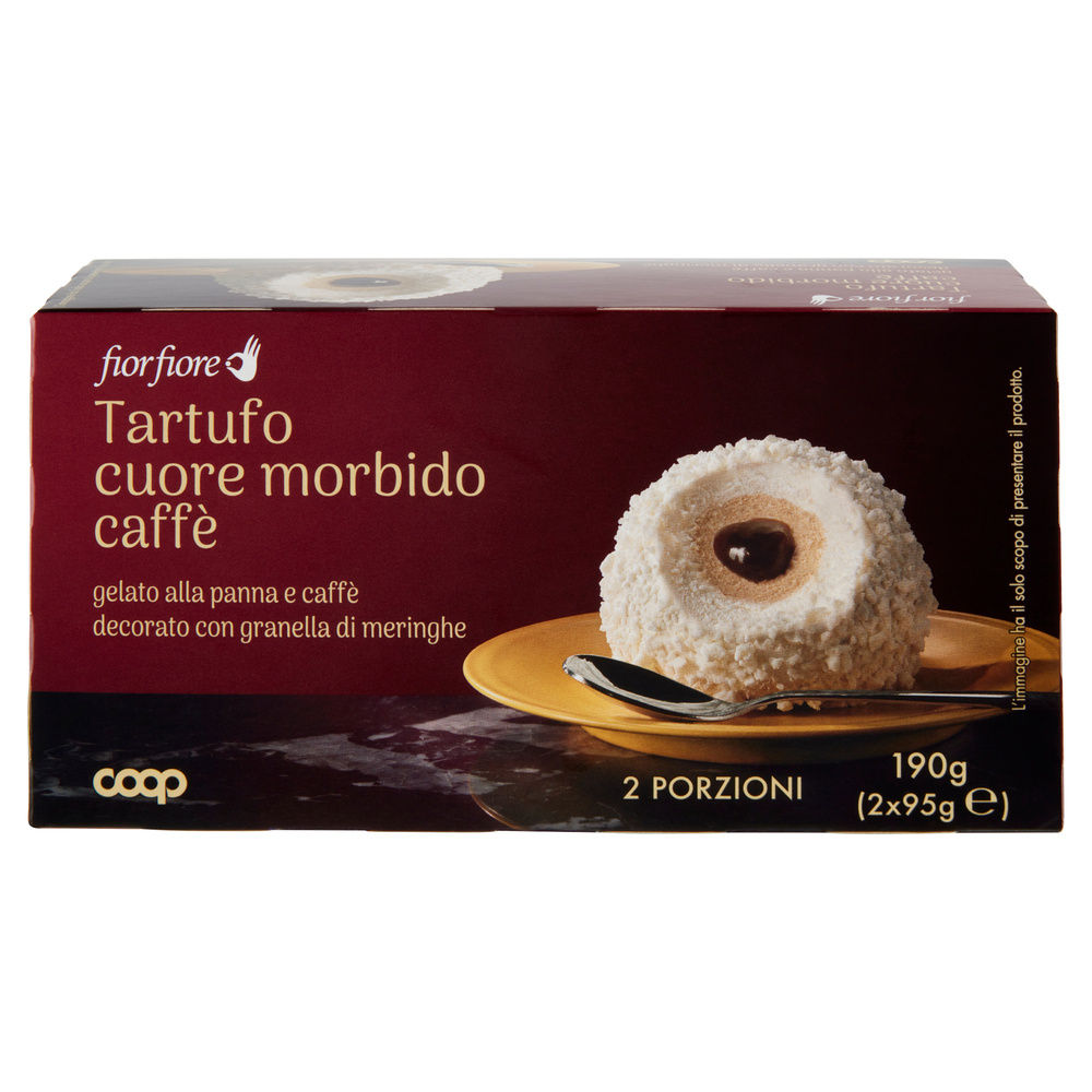 TARTUFO CUORE MORBIDO CAFFE' FIOR FIORE COOP 2X95G G 190 - 5