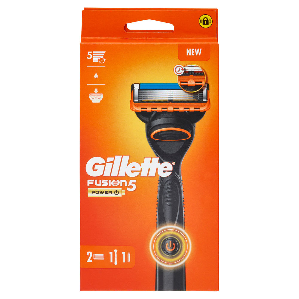 RASOIO GILLETTE FUSION5 POWER 2UP + 1 RICAMBIO 5LAME PZ.1 - 3