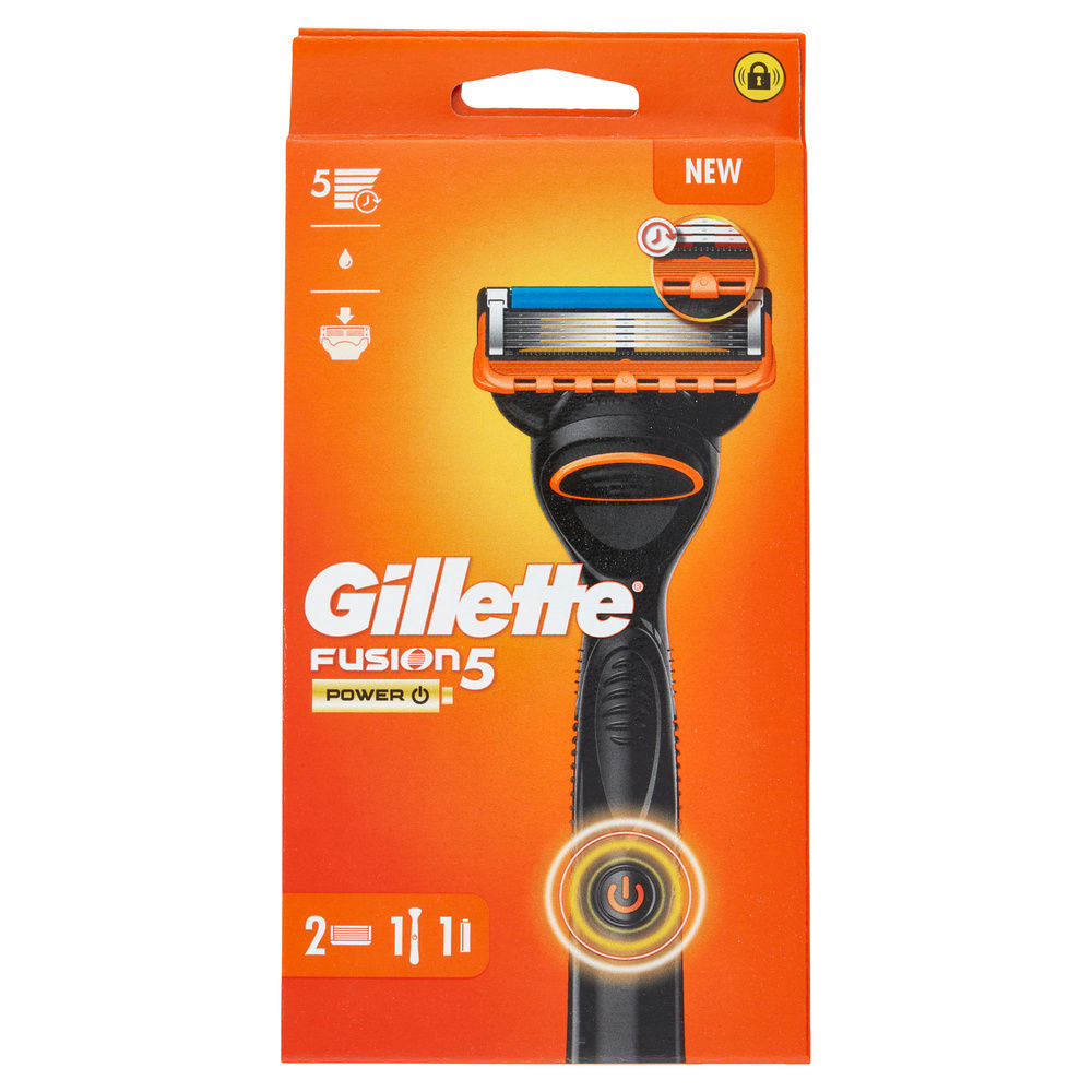 RASOIO GILLETTE FUSION5 POWER 2UP + 1 RICAMBIO 5LAME PZ.1 - 7