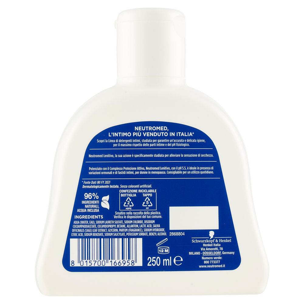 DETERGENTE INTIMO NEUTROMED LENITIVO ML 250 - 1