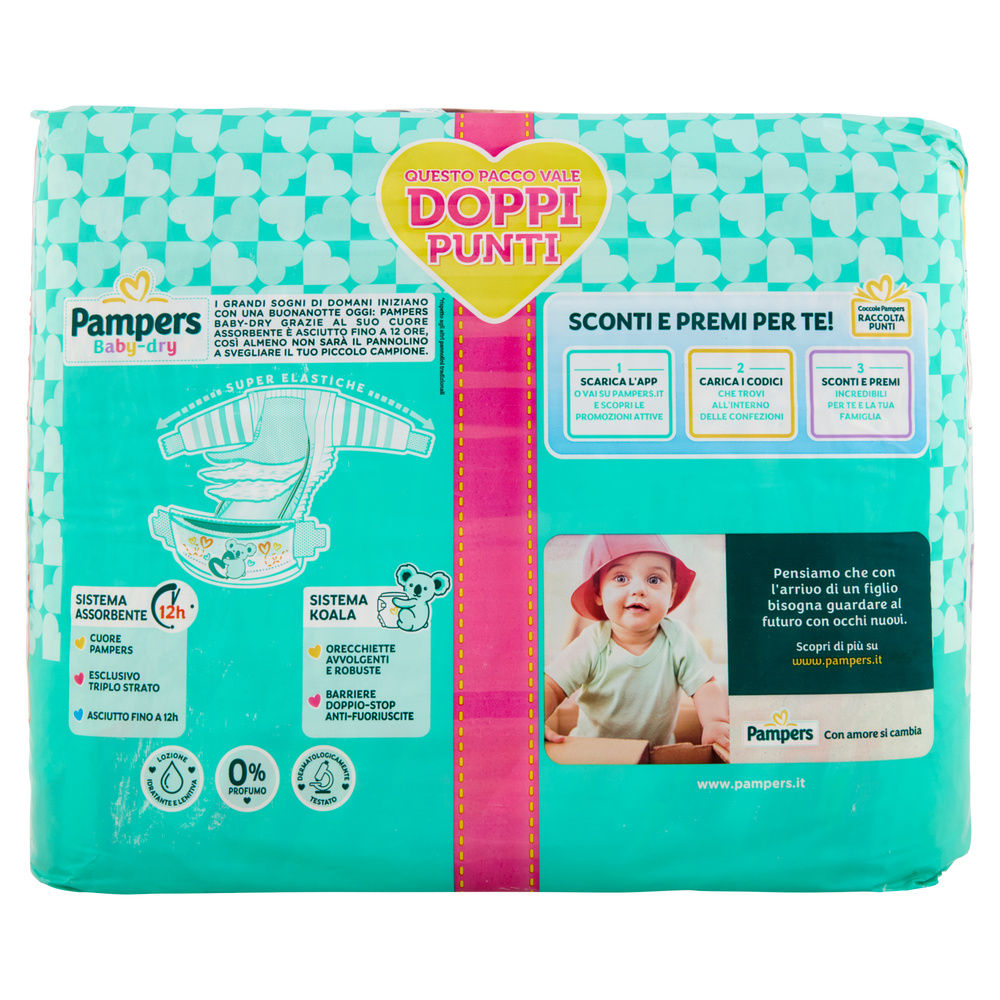 PANNOLINI PAMPERS BABY DRY XL PZ.34 - 1
