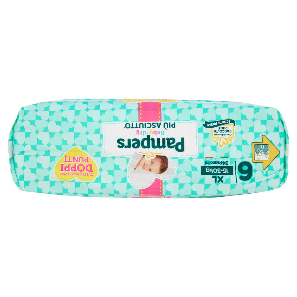 PANNOLINI PAMPERS BABY DRY XL PZ.34 - 6
