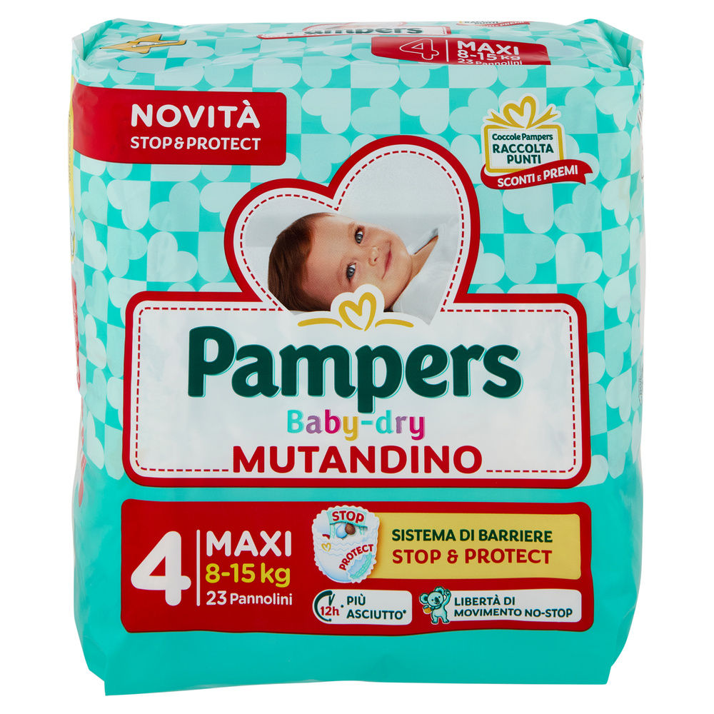 MUTANDINO PAMPERS BABY DRY MAXI PZ.23 - 6