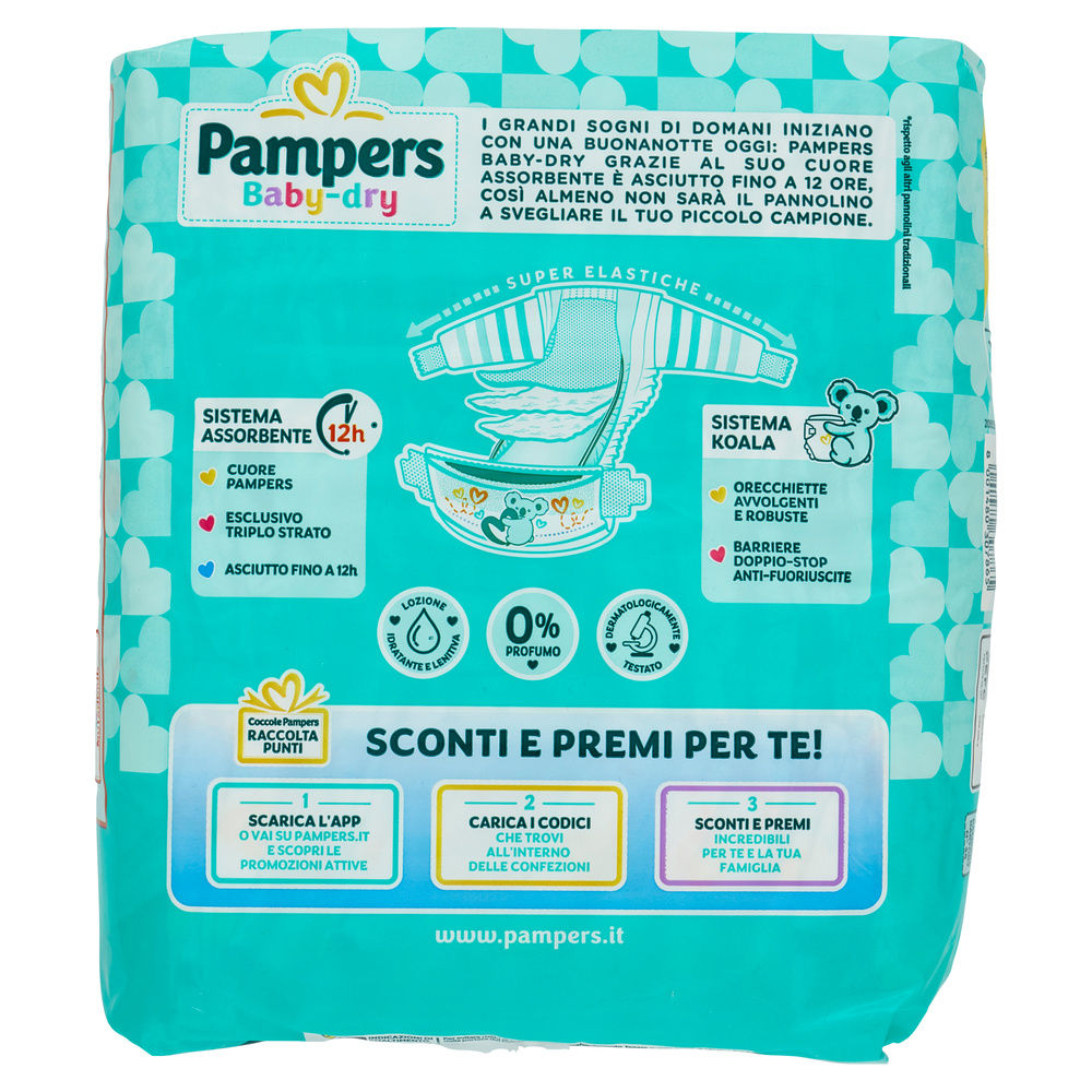 PANNOLINI PAMPERS BABY DRY JUNIOR PZ.22 - 1