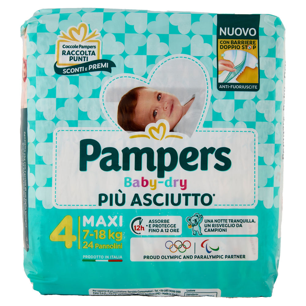 PANNOLINI PAMPERS BABY DRY MAXI PZ.24 - 4