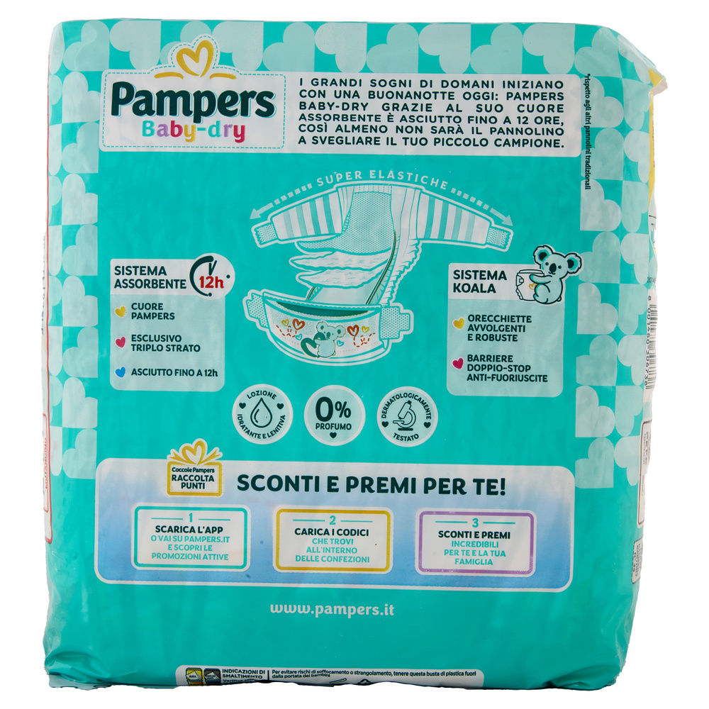 PANNOLINI PAMPERS BABY DRY MAXI PZ.24 - 1