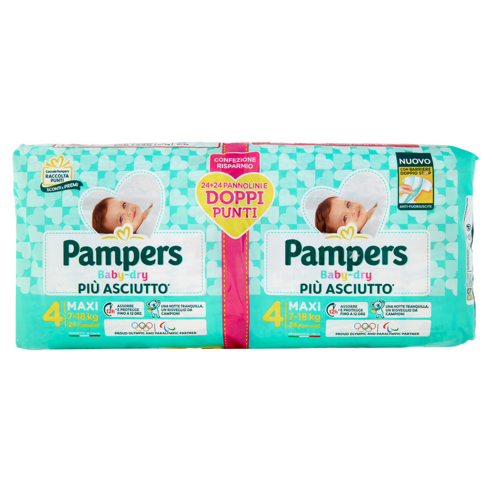 PANNOLINI PAMPERS BABY DRY MAXI PZ.48 - 3