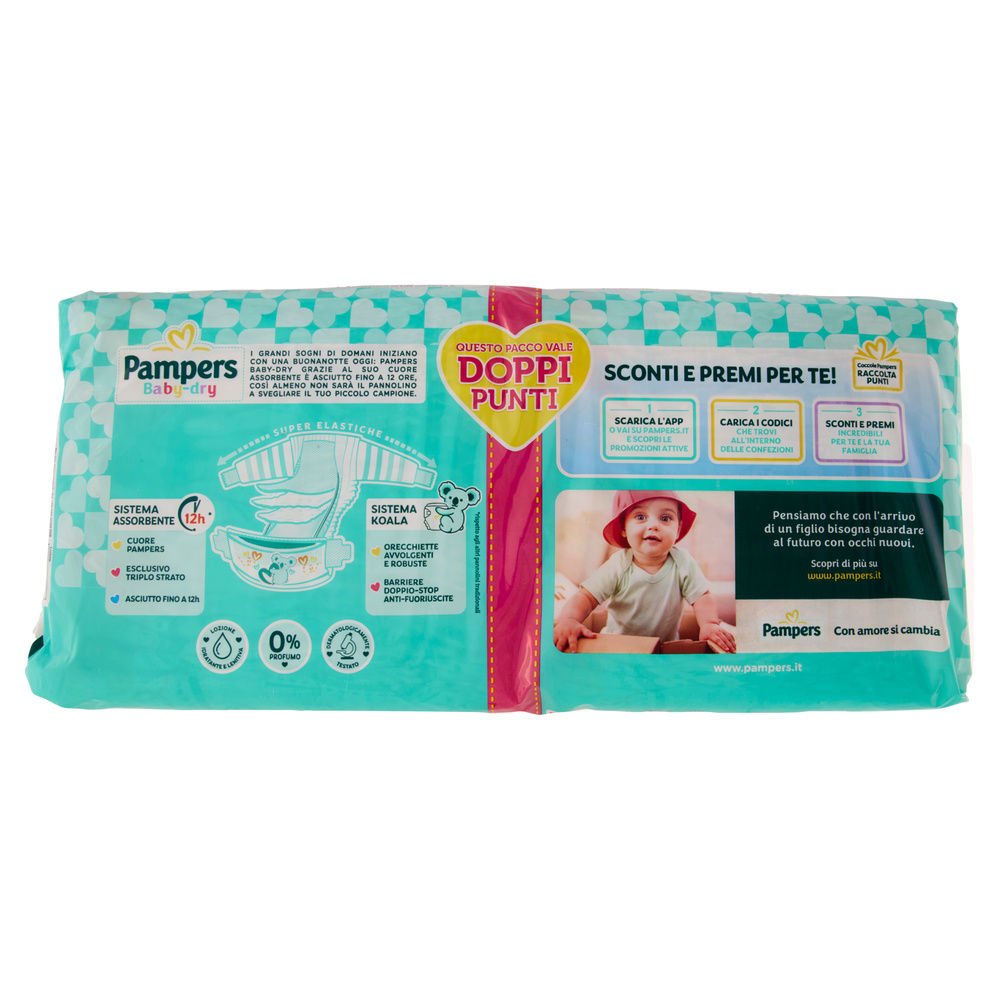 PANNOLINI PAMPERS BABY DRY MAXI PZ.48 - 1