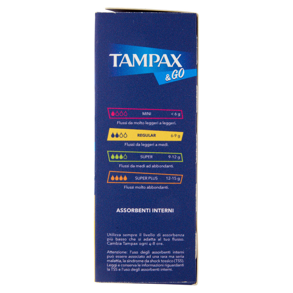 ASSORBENTI INTERNI TAMPAX&GO REGULAR PZ.18 - 3