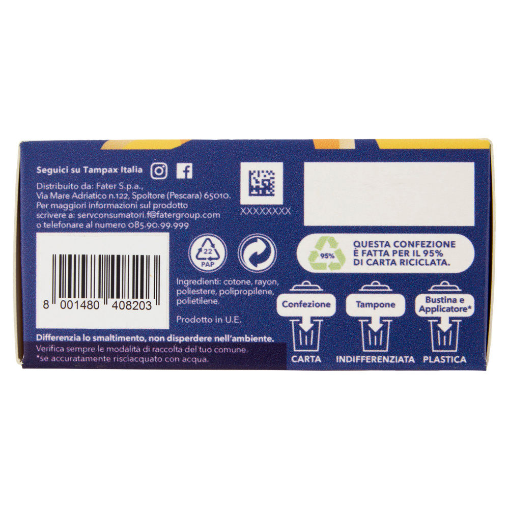 ASSORBENTI INTERNI TAMPAX&GO REGULAR PZ.18 - 2
