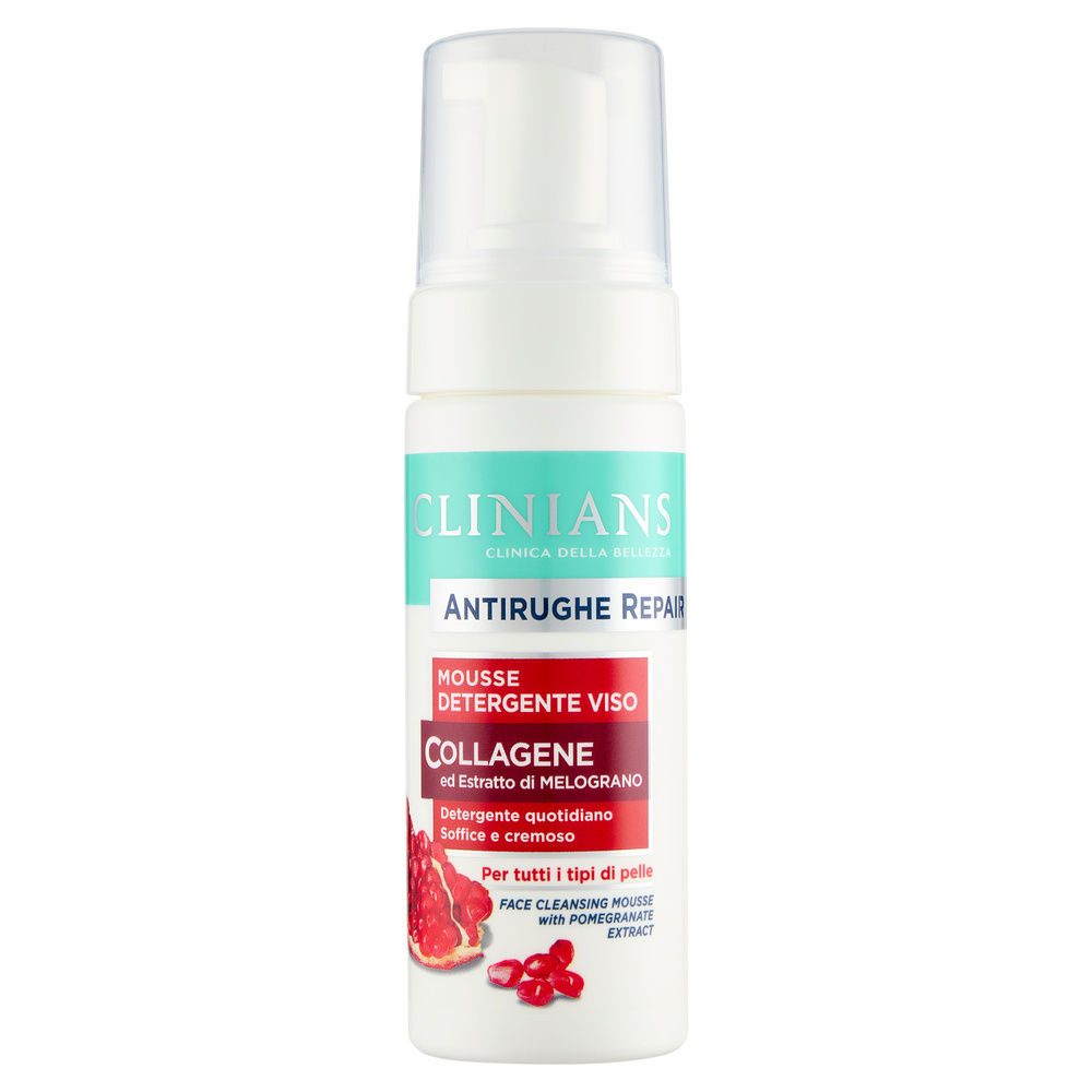 DETERGENTE VISO ANTIRUGHE CLINIANS MOUSSE ML 150 - 0