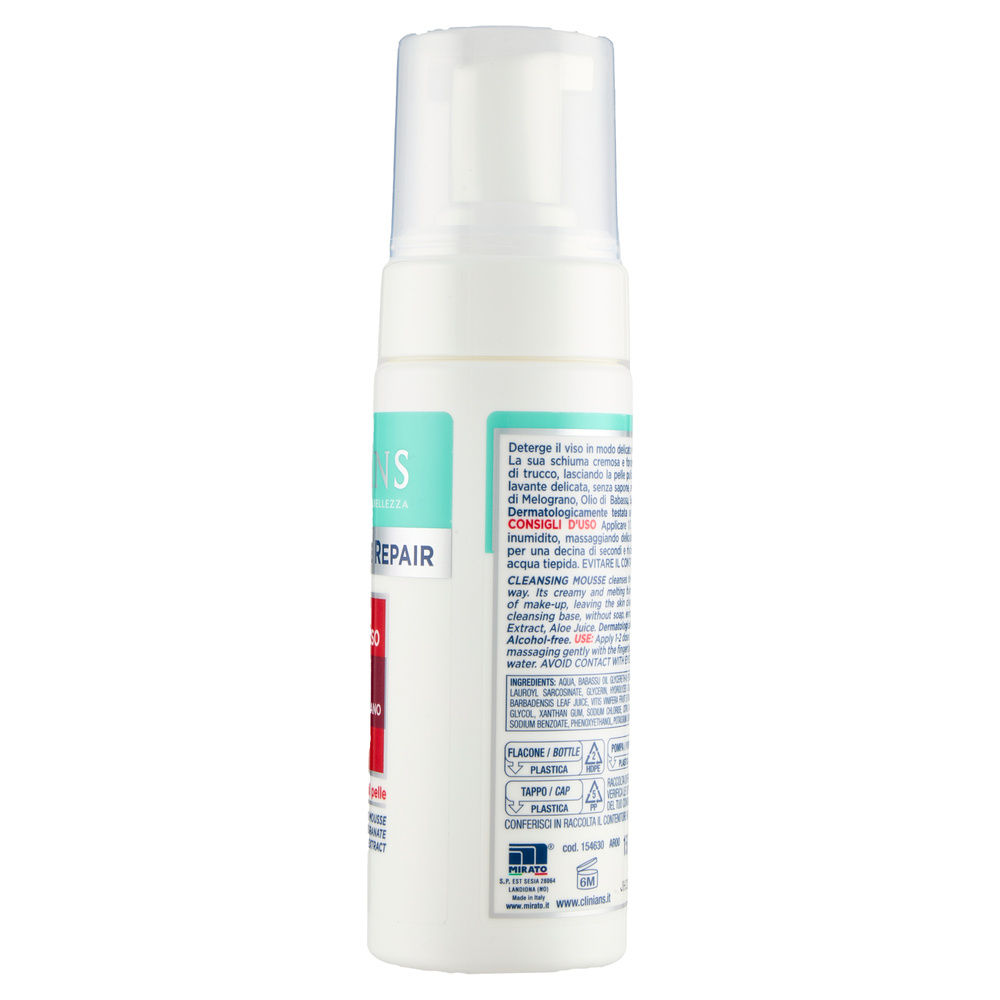 DETERGENTE VISO ANTIRUGHE CLINIANS MOUSSE ML 150 - 5
