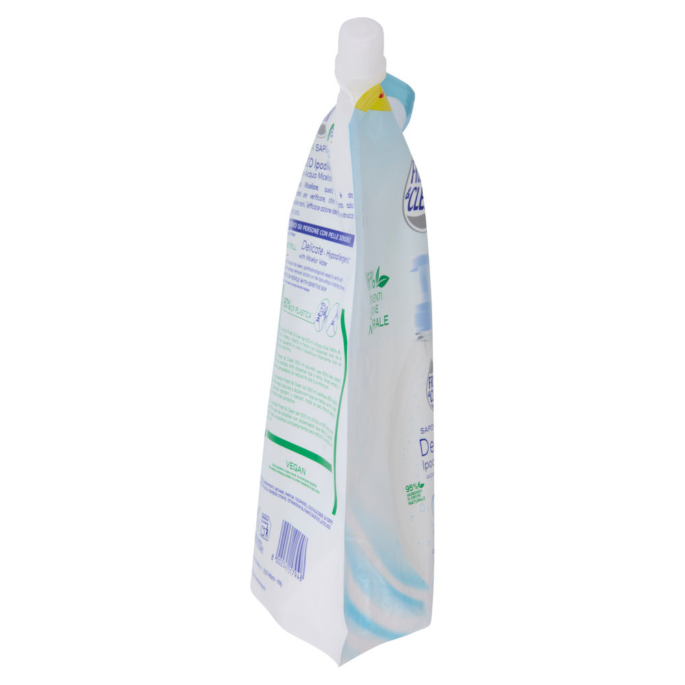 RICARICA SAPONE LIQUIDO FRESH&CLEAN IPOALLERGENICO DELICATO C/ACQUA MIC.L 1 - 13