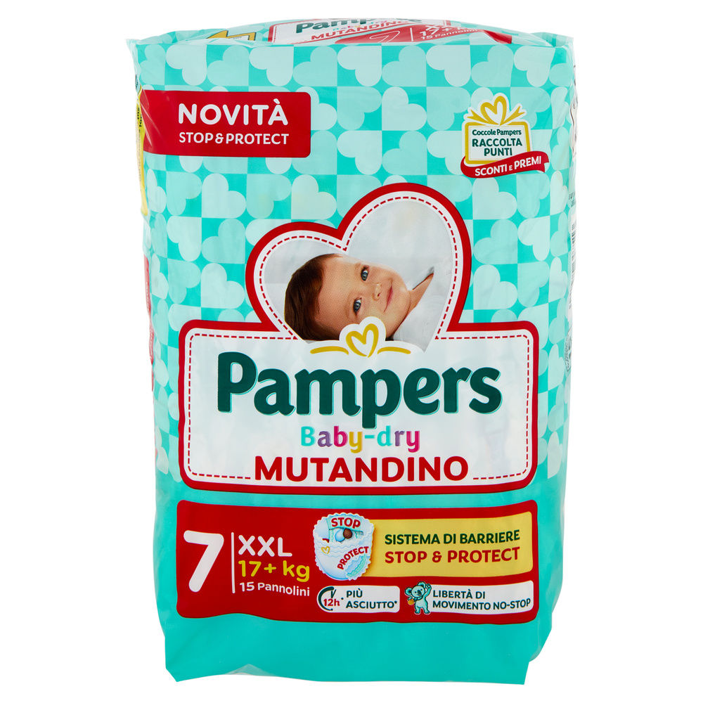 MUTANDINO PAMPERS BABY DRY XXL PZ.15 - 6