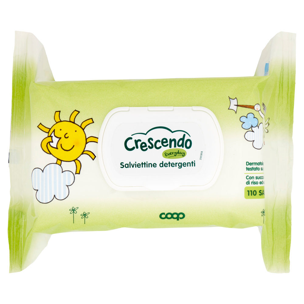 SALVIETTINE DETERGENTI COOP CRESCENDO EVERYDAY PZ.110 - 6