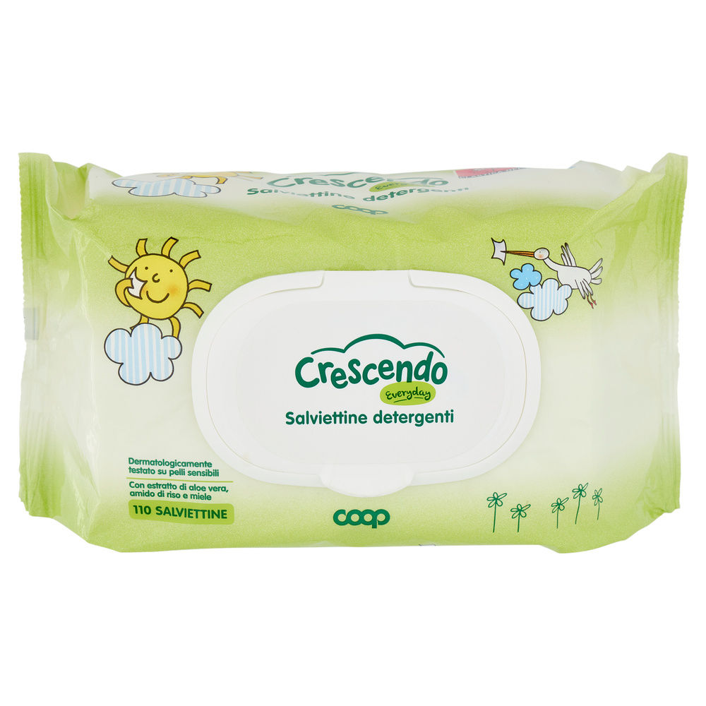 SALVIETTINE DETERGENTI COOP CRESCENDO EVERYDAY PZ.110 - 17