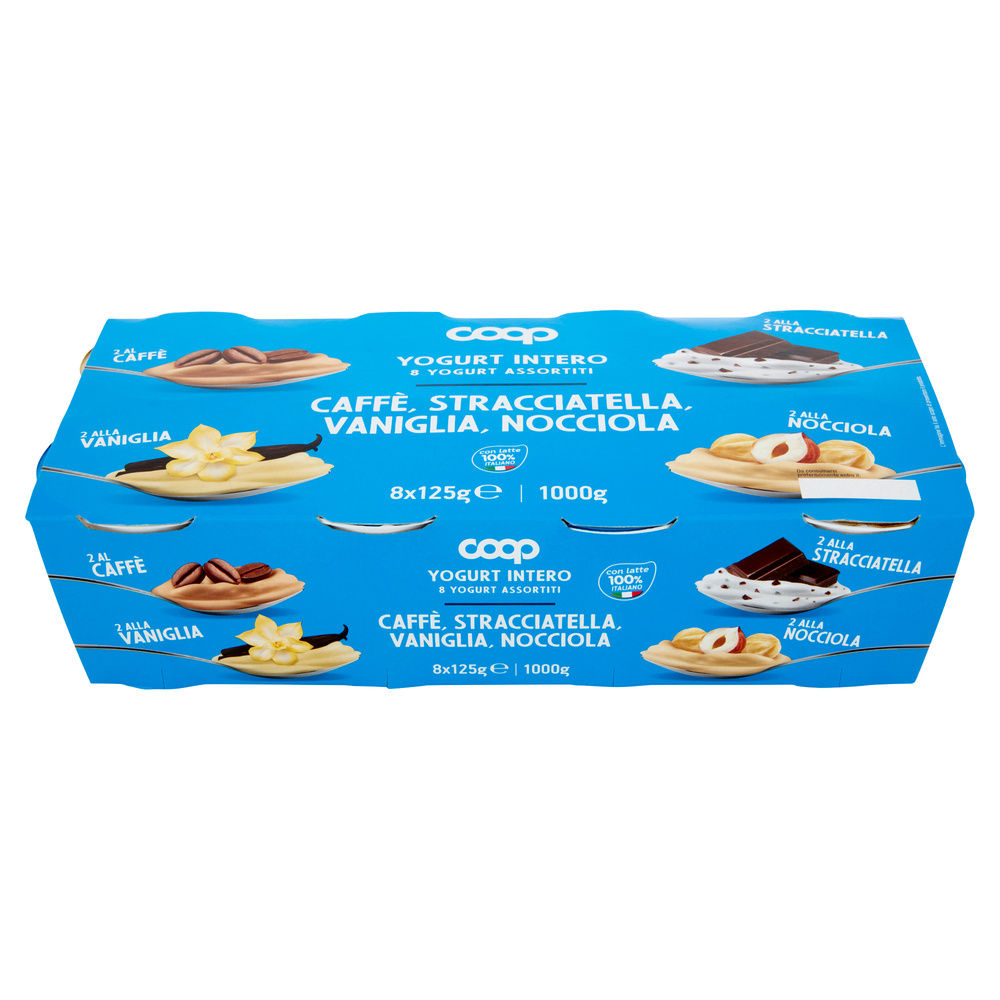 YOGURT INT ASS CAF/VAN/STRAC/NOCC COOP 8X125G - 6