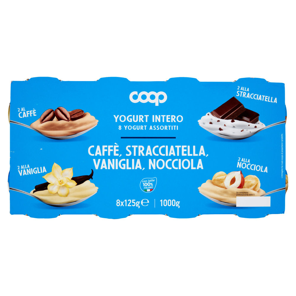 YOGURT INT ASS CAF/VAN/STRAC/NOCC COOP 8X125G - 5
