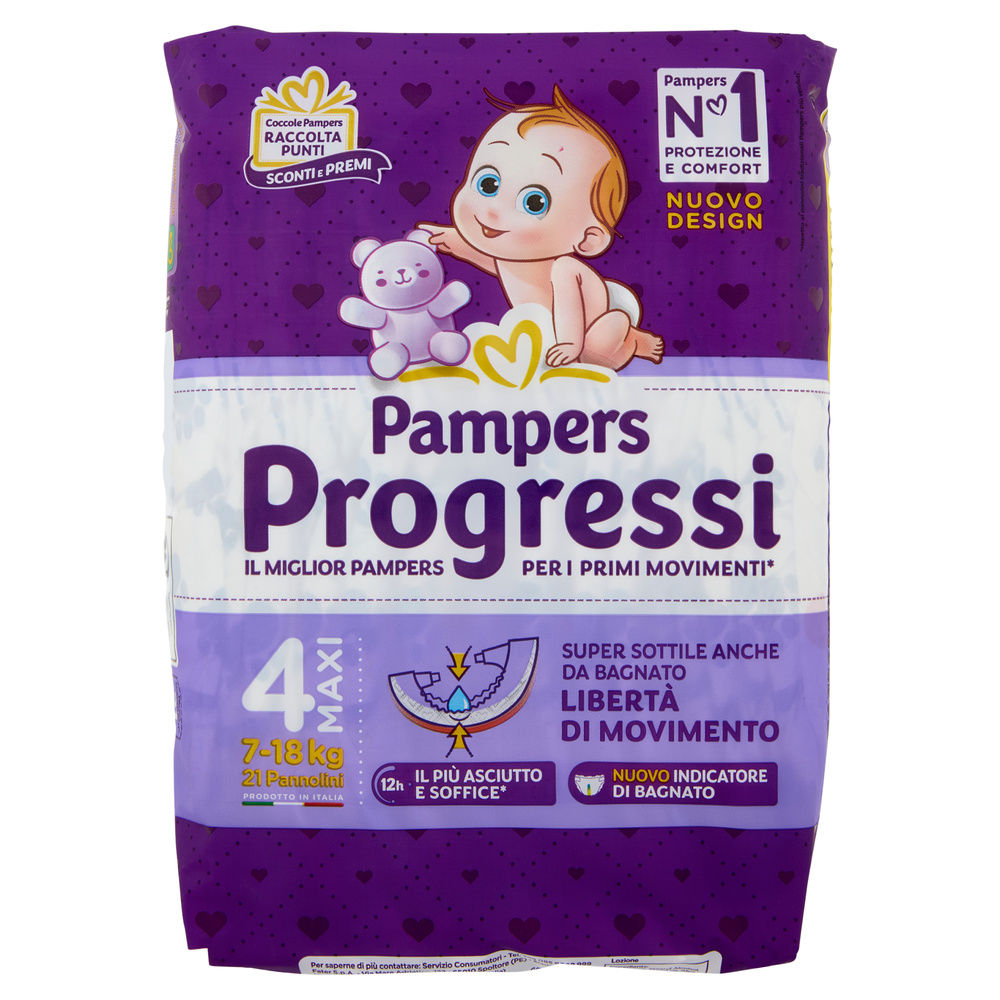 Pannolini pampers progressi maxi pz.21