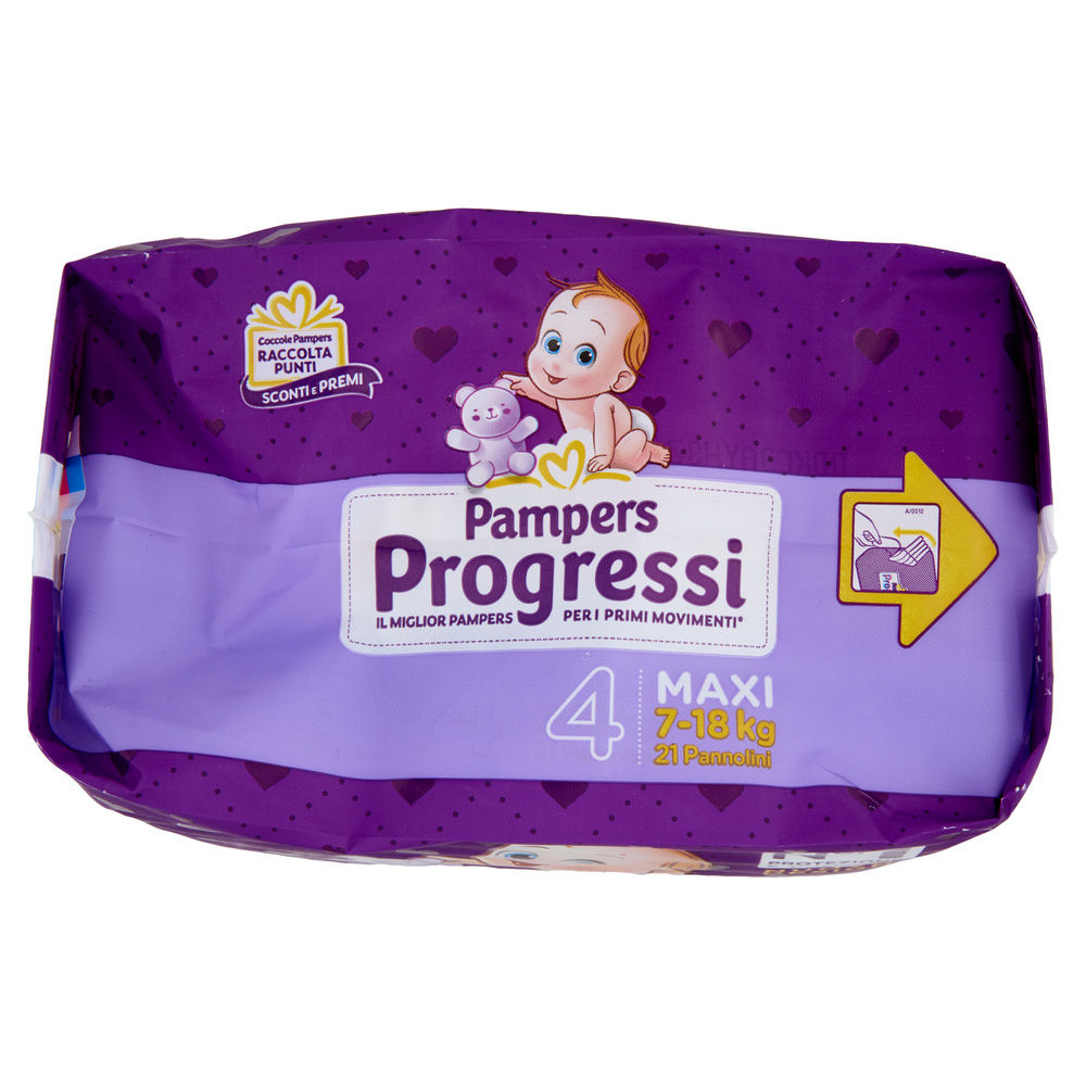 PANNOLINI PAMPERS PROGRESSI MAXI PZ.21 - 2