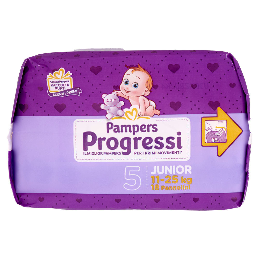 PANNOLINI PAMPERS PROGRESSI JUNIOR PZ.18 - 3