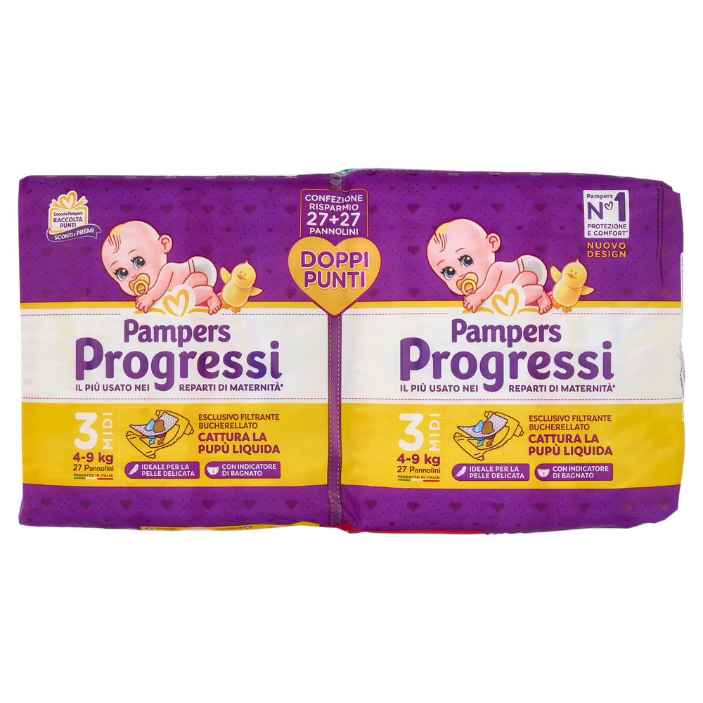PANNOLINI PAMPERS PROGRESSI MIDI PZ.54 - 0