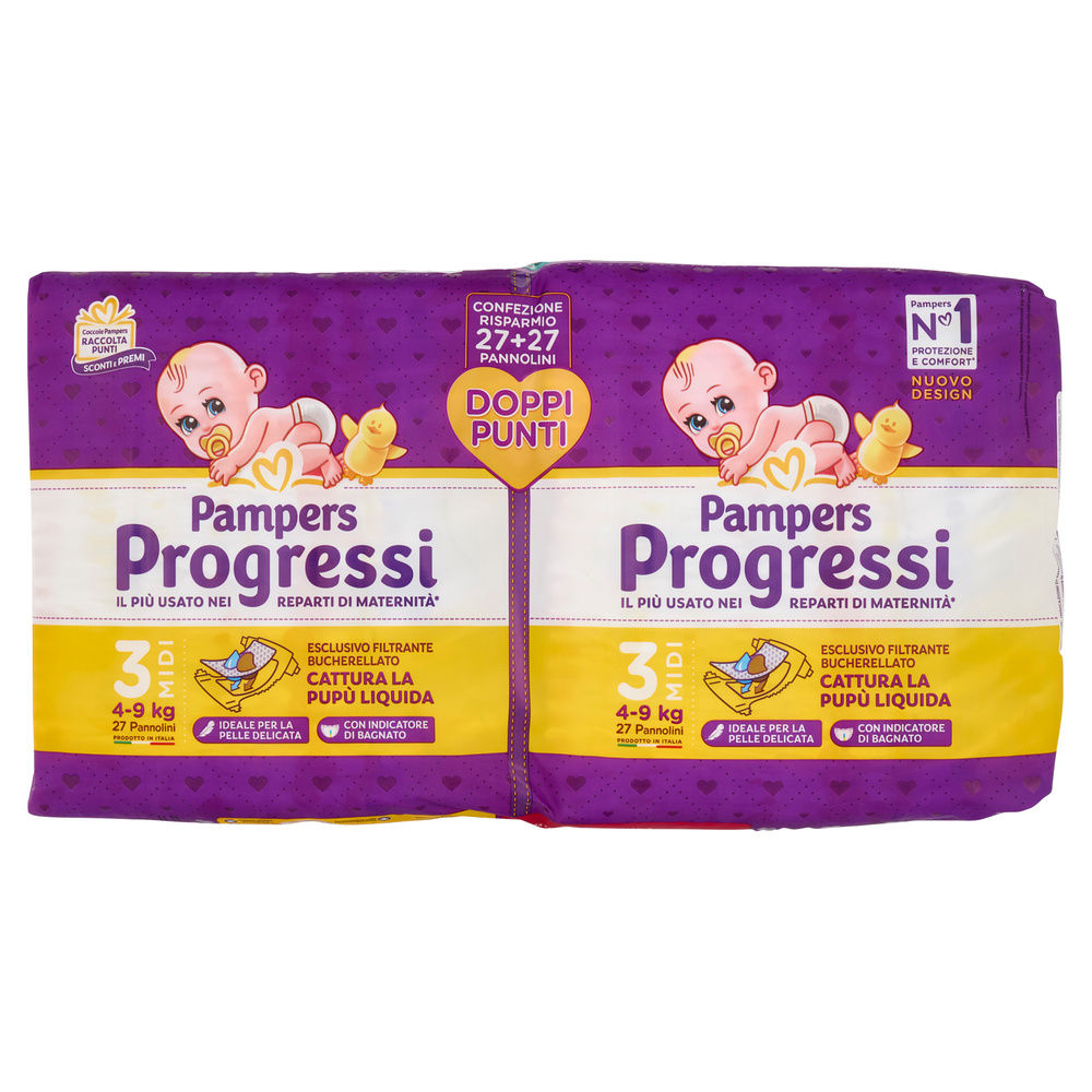 PANNOLINI PAMPERS PROGRESSI MIDI PZ.54 - 7