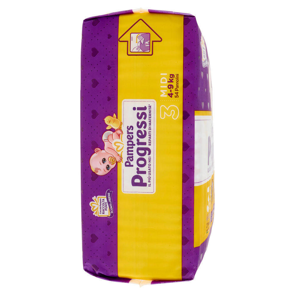 PANNOLINI PAMPERS PROGRESSI MIDI PZ.54 - 5