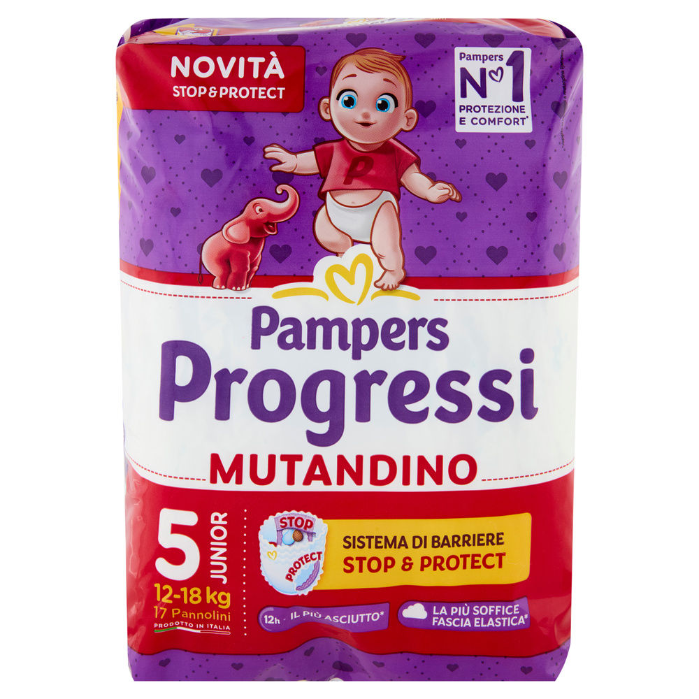 MUTANDINO PAMPERS PROGRESSI JUNIOR PZ.17 - 7