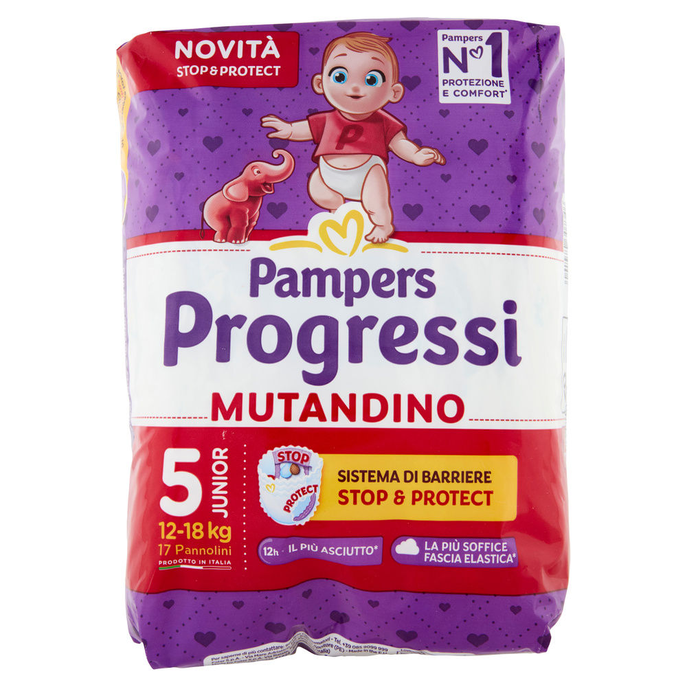 MUTANDINO PAMPERS PROGRESSI JUNIOR PZ.17 - 6